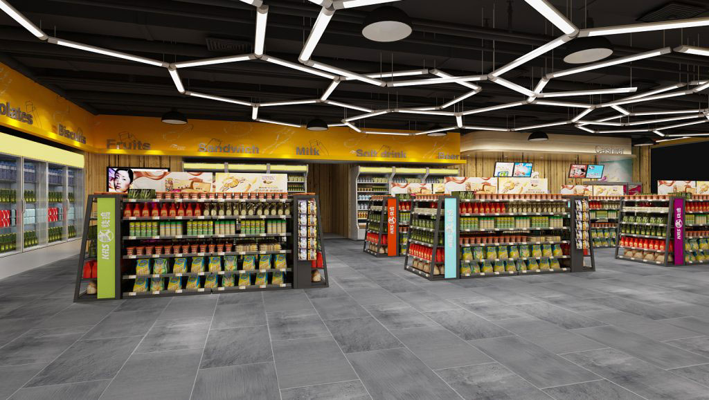 110平米中牟便利店装修设计效果图