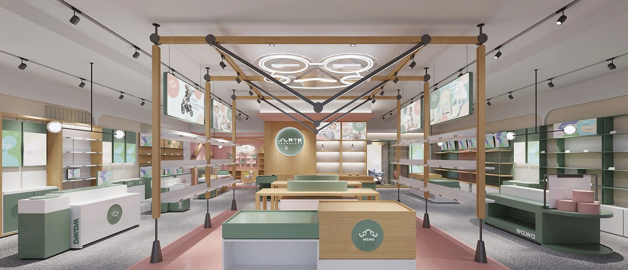 185平米中牟母婴店装修设计效果图