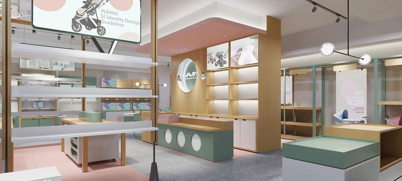 185平米中牟母婴店装修设计效果图