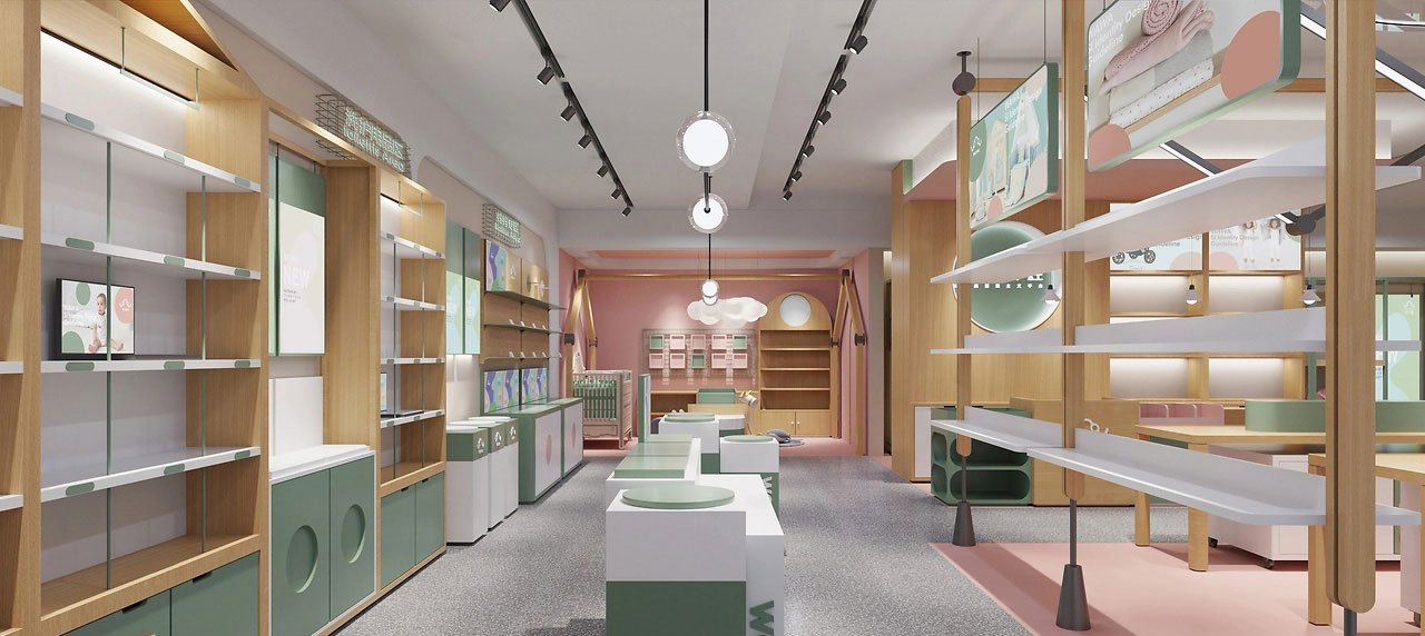 185平米中牟母婴店装修设计效果图
