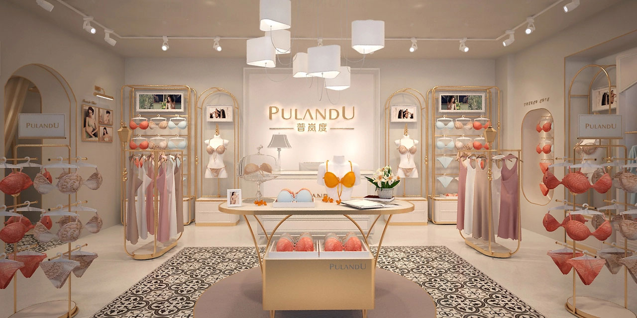 55平米中牟内衣店装修设计效果图