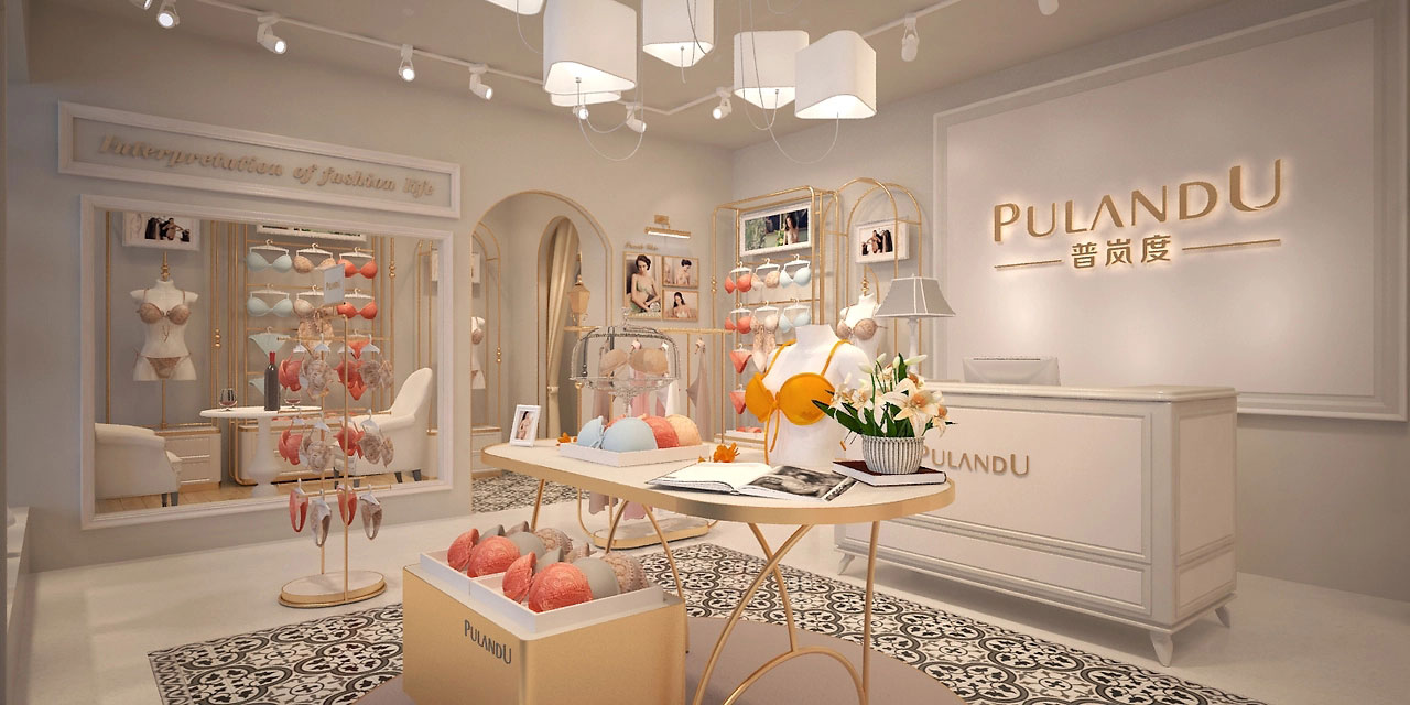 55平米中牟内衣店装修设计效果图