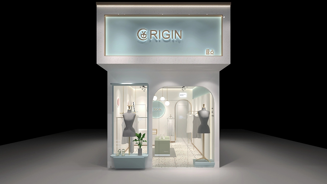 42平米中牟女装专卖店装修设计效果图