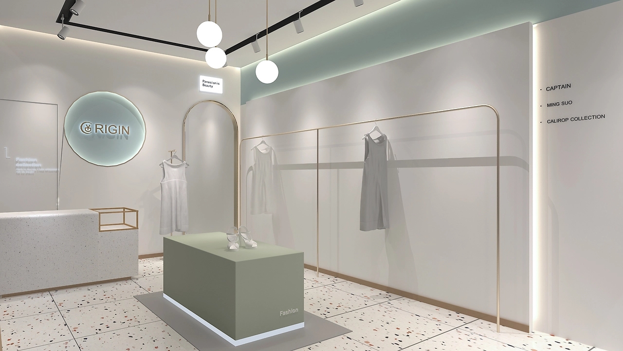 42平米中牟女装专卖店装修设计效果图