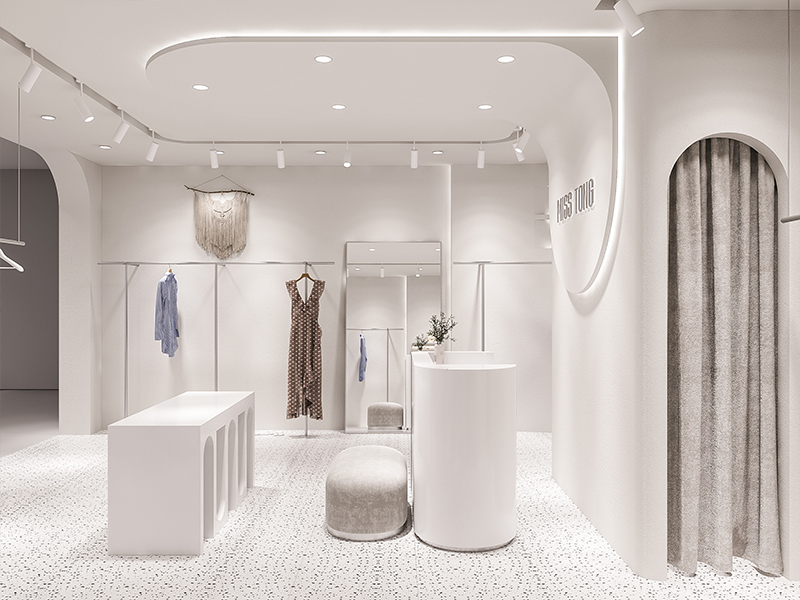 190平米中牟商场服装店装修设计效果图