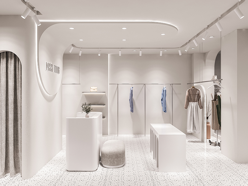 190平米中牟商场服装店装修设计效果图