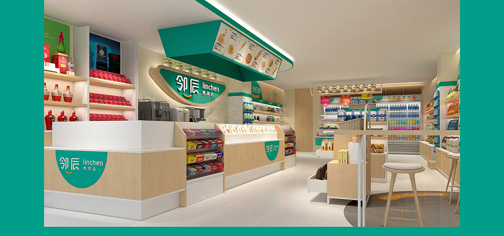 65平米中牟社区便利店装修设计效果图