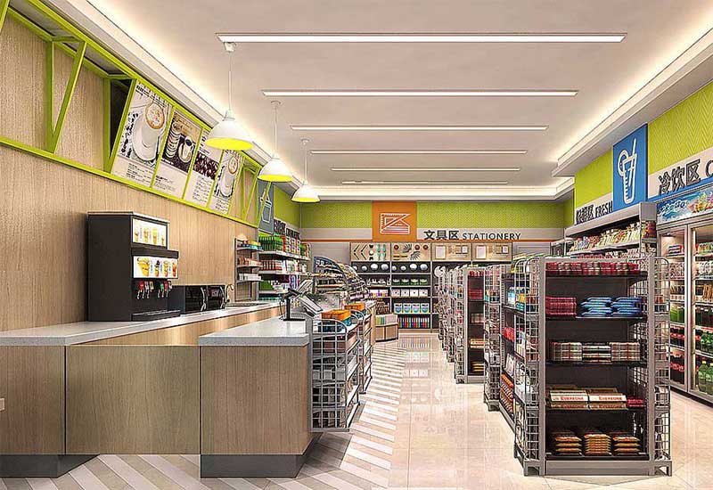 中牟便利店装修设计报价：100㎡以内预算清单